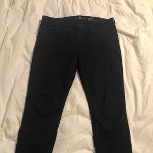 7 for all mankind black skinny jeans